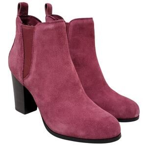 MICHAEL Michael Kors Evaline Heeled Chelsea Booties Size US 9M Mulberry Purple